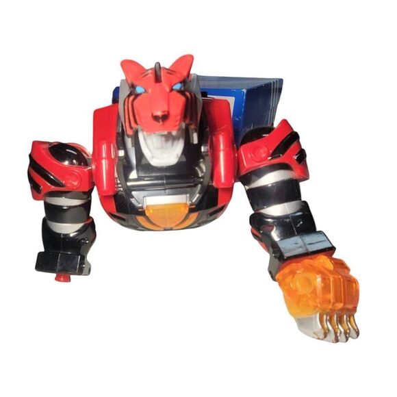 2007 Bandai Power Rangers Geki Juuken Megazord Jungle Figure MISSING A HAND. Wo - Picture 8 of 10